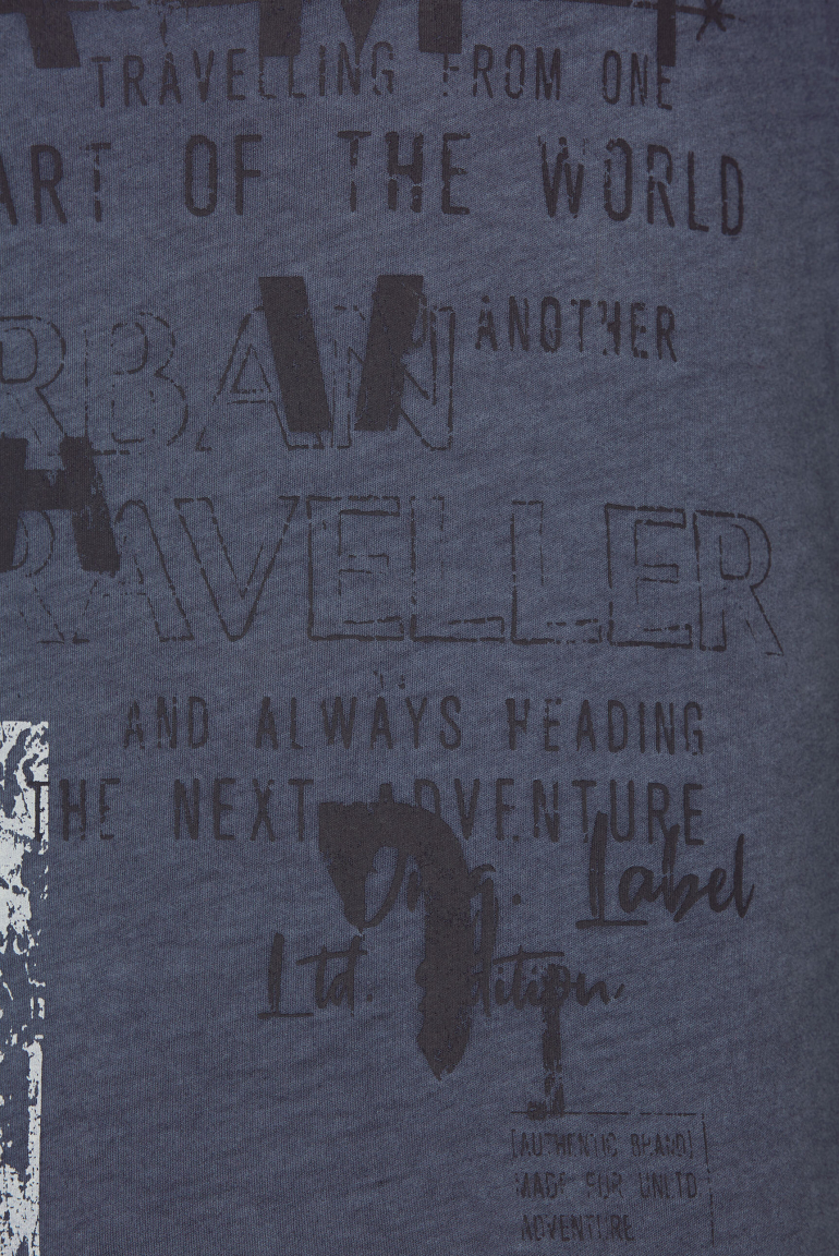 Muskelshirt mit Print im Used Look