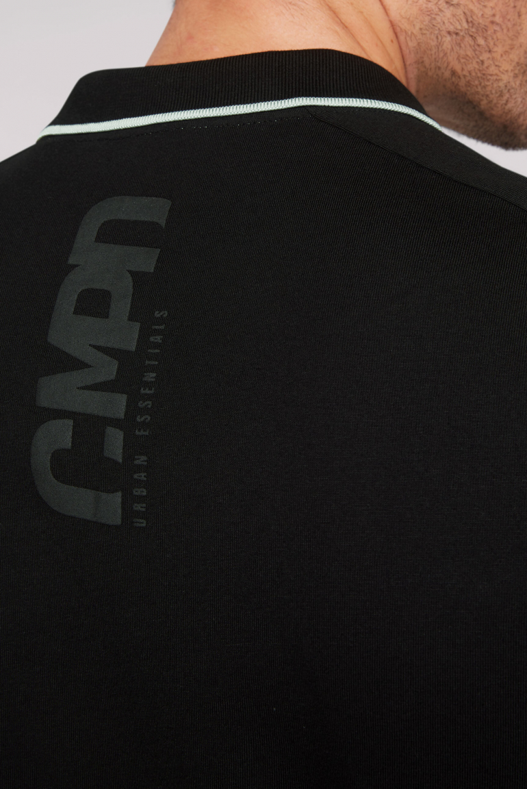 Poloshirt mit Tapes und Backprint