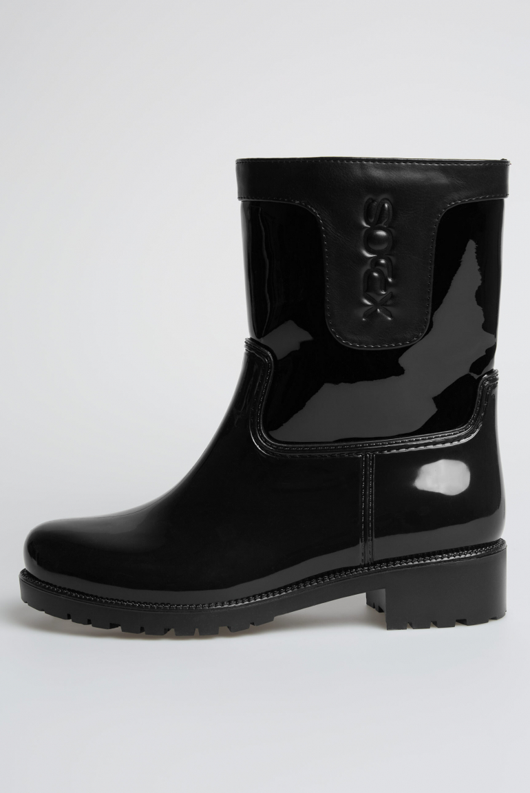 Regenstiefel mit Logo-Prägung