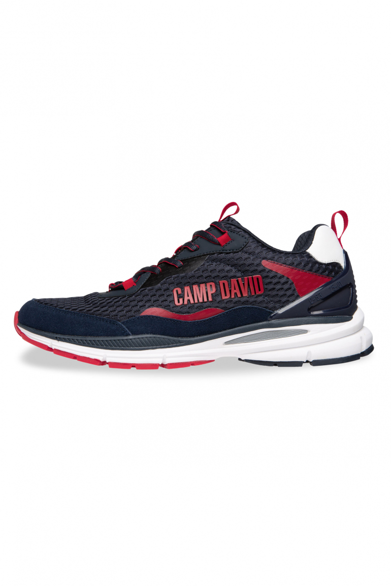 Running Sneaker mit Mesh-Struktur und Logo