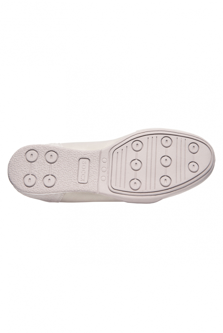 Sneaker Ballerina im Materialmix mit Glitter-Effekten