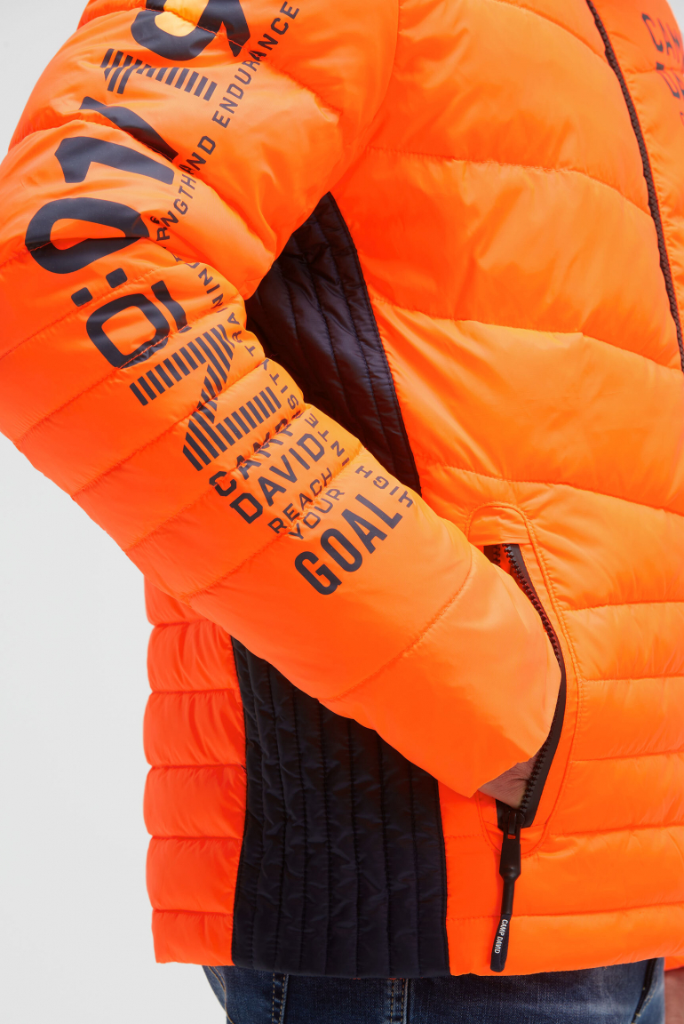 Steppjacke mit Colour-Details