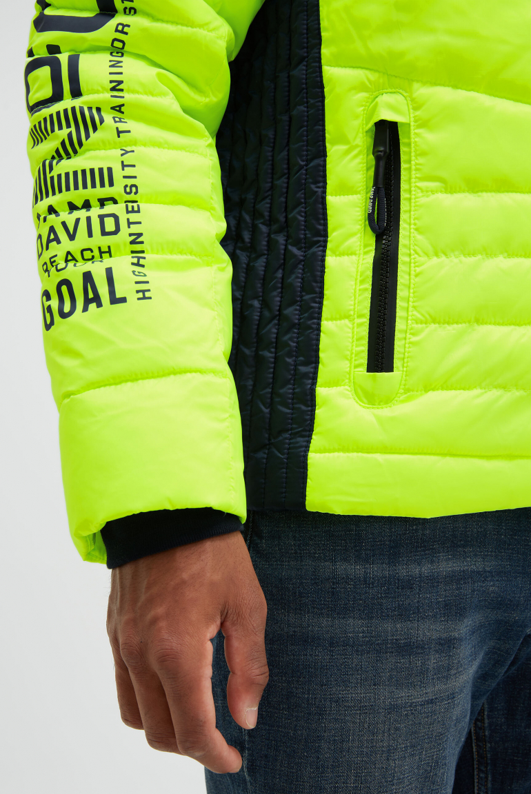 Steppjacke mit Colour-Details