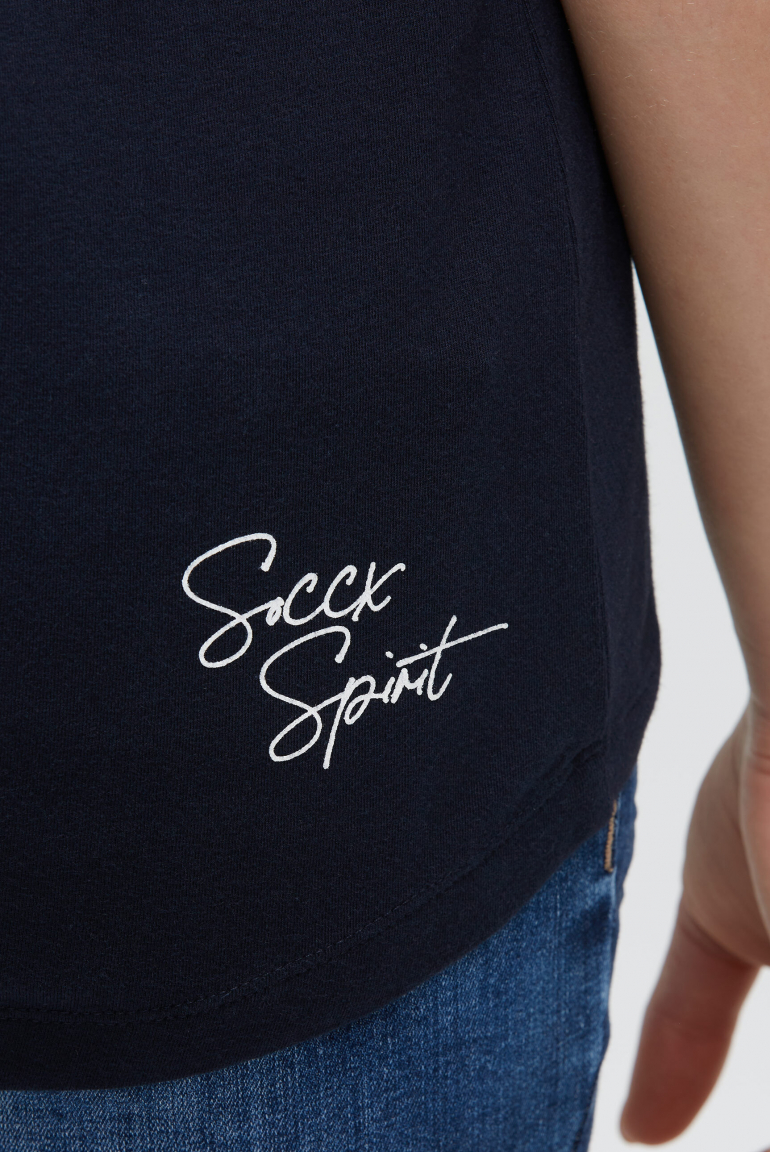T-Shirt mit Print und Pailletten-Details
