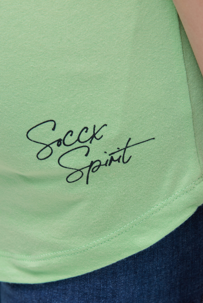 T-Shirt mit Print und Pailletten-Details
