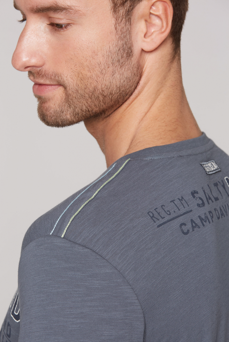 T-Shirt mit Prints im Used Look