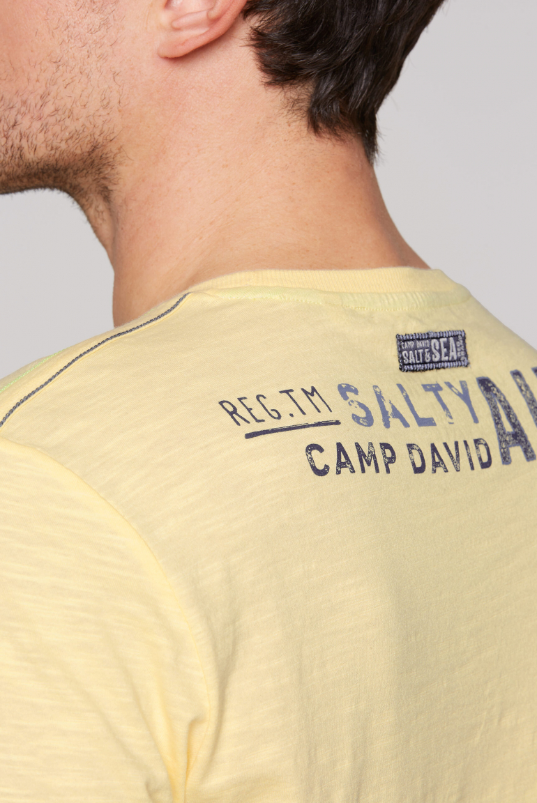 T-Shirt mit Prints im Used Look