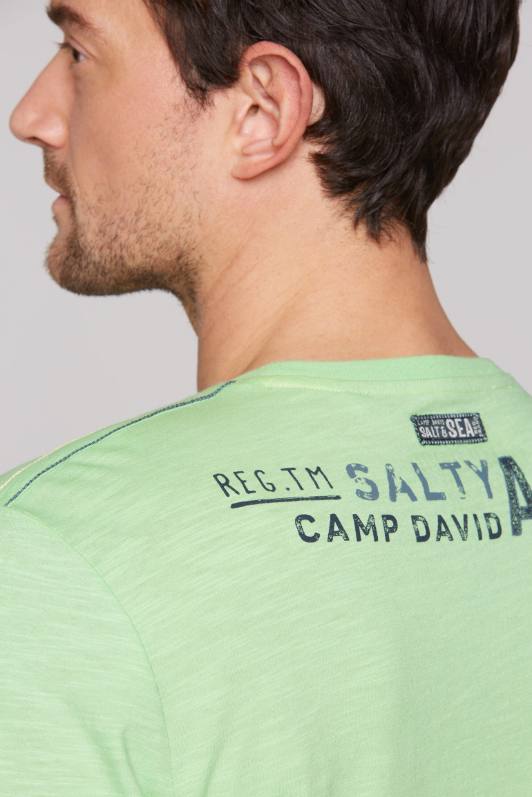 T-Shirt mit Prints im Used Look