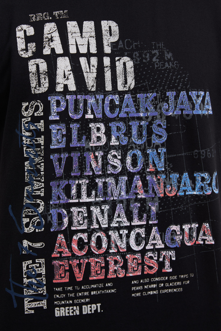 T-Shirt mit Wording Print