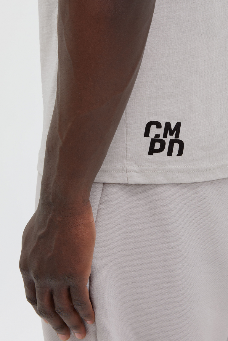 T-Shirt Rundhals mit Rubber Artwork