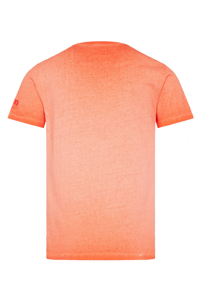T-Shirt V-Neck Inside Oil Dyed
