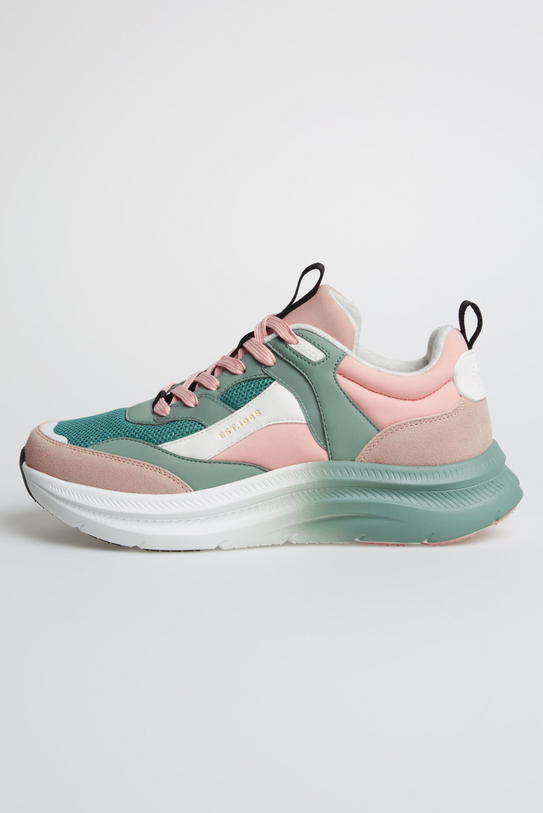 Wedge Sport Sneaker mit Dip-Dye-Sohle