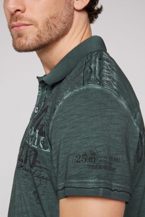 Polo im Vintage Look mit Tapes und Prints