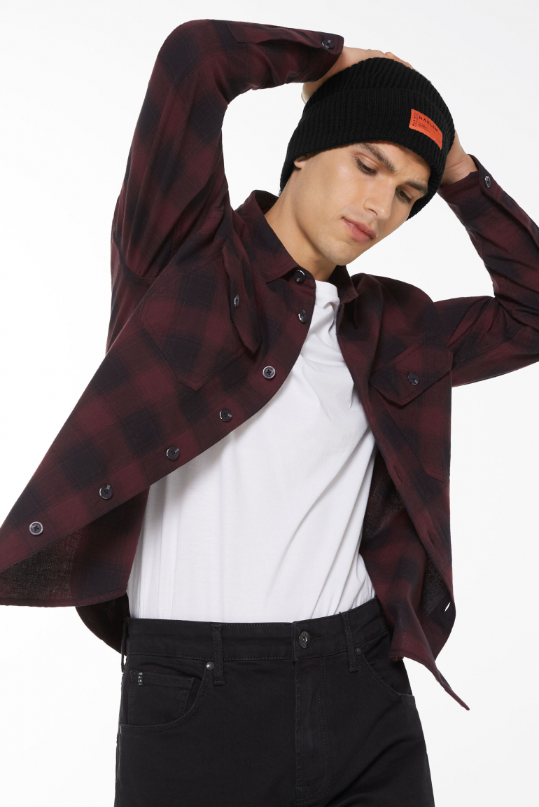 GEOR-GE Flanellhemd kariert