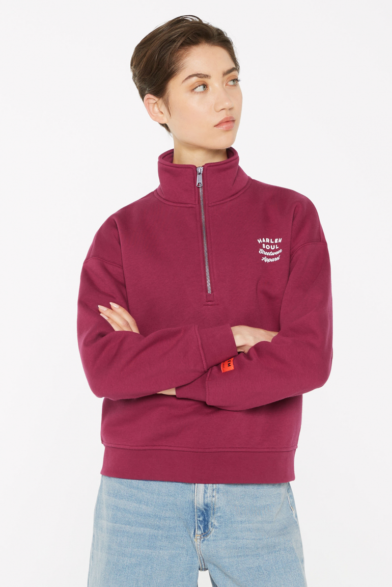 KAY-LA Troyer-Sweatshirt mit Back-Print