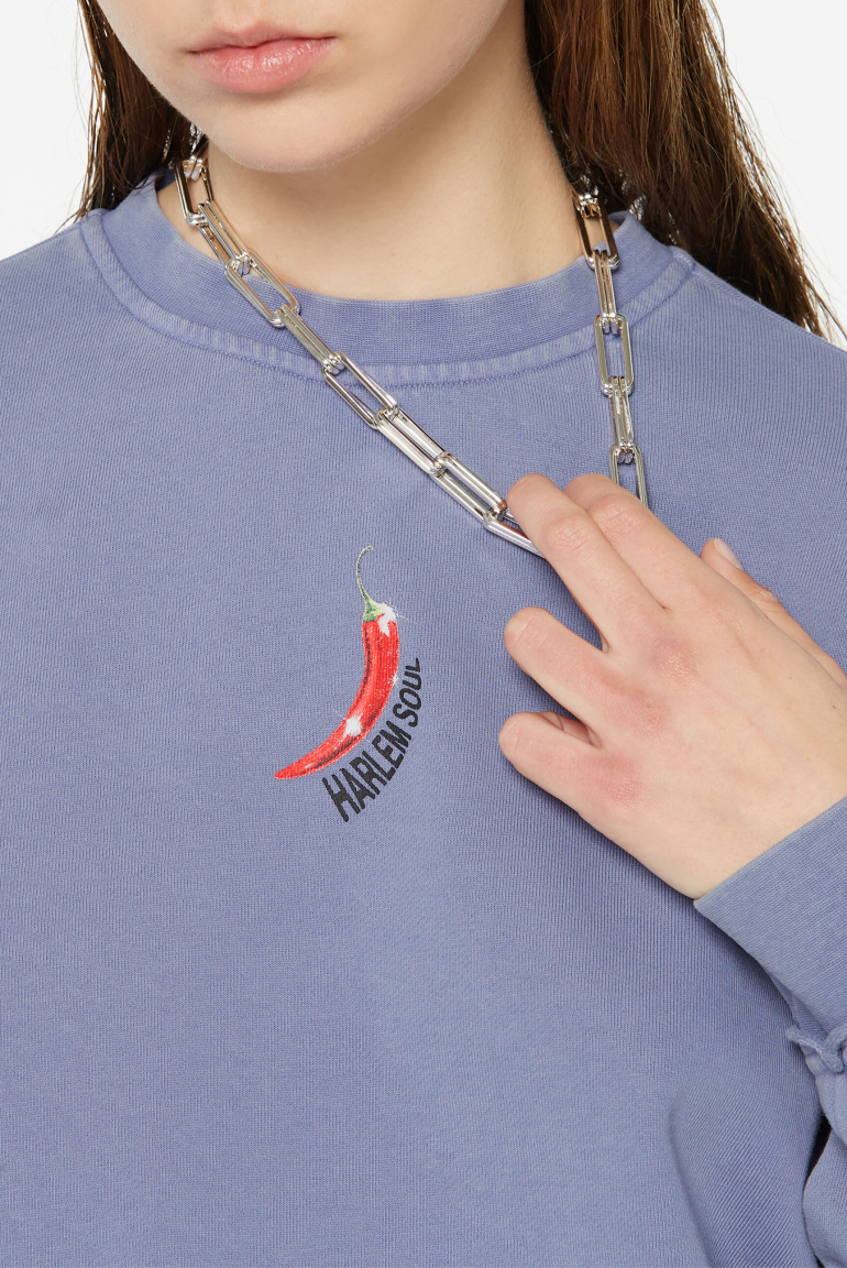 LO-LA Cropped Sweatshirt printed