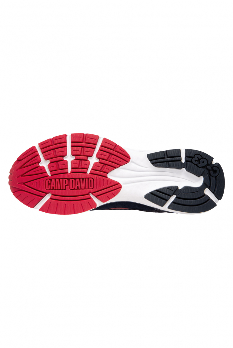 Running Sneaker mit Mesh-Struktur und Logo
