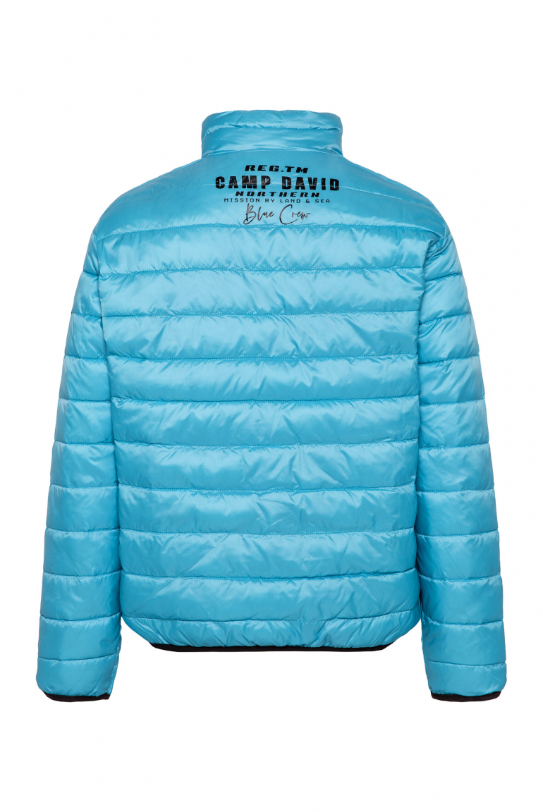 Steppjacke mit Logo Prints