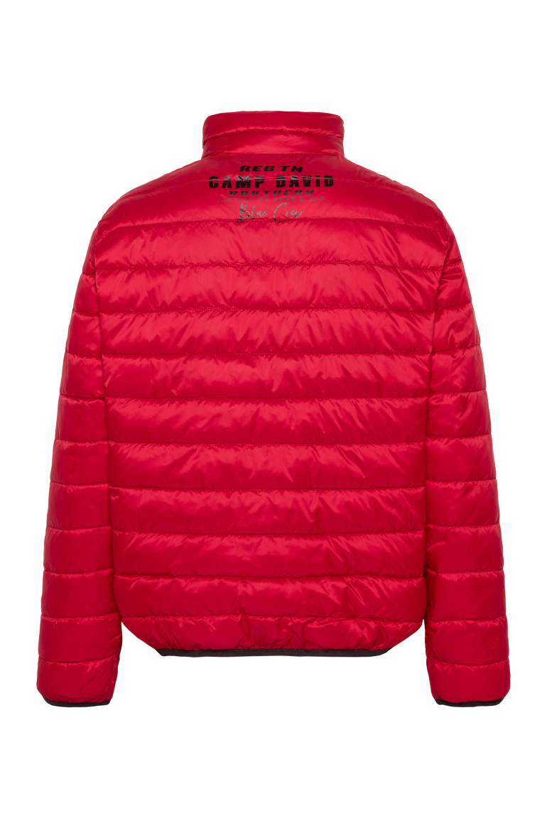 Steppjacke mit Logo Prints