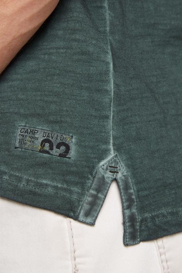 Polo im Vintage Look mit Tapes und Prints