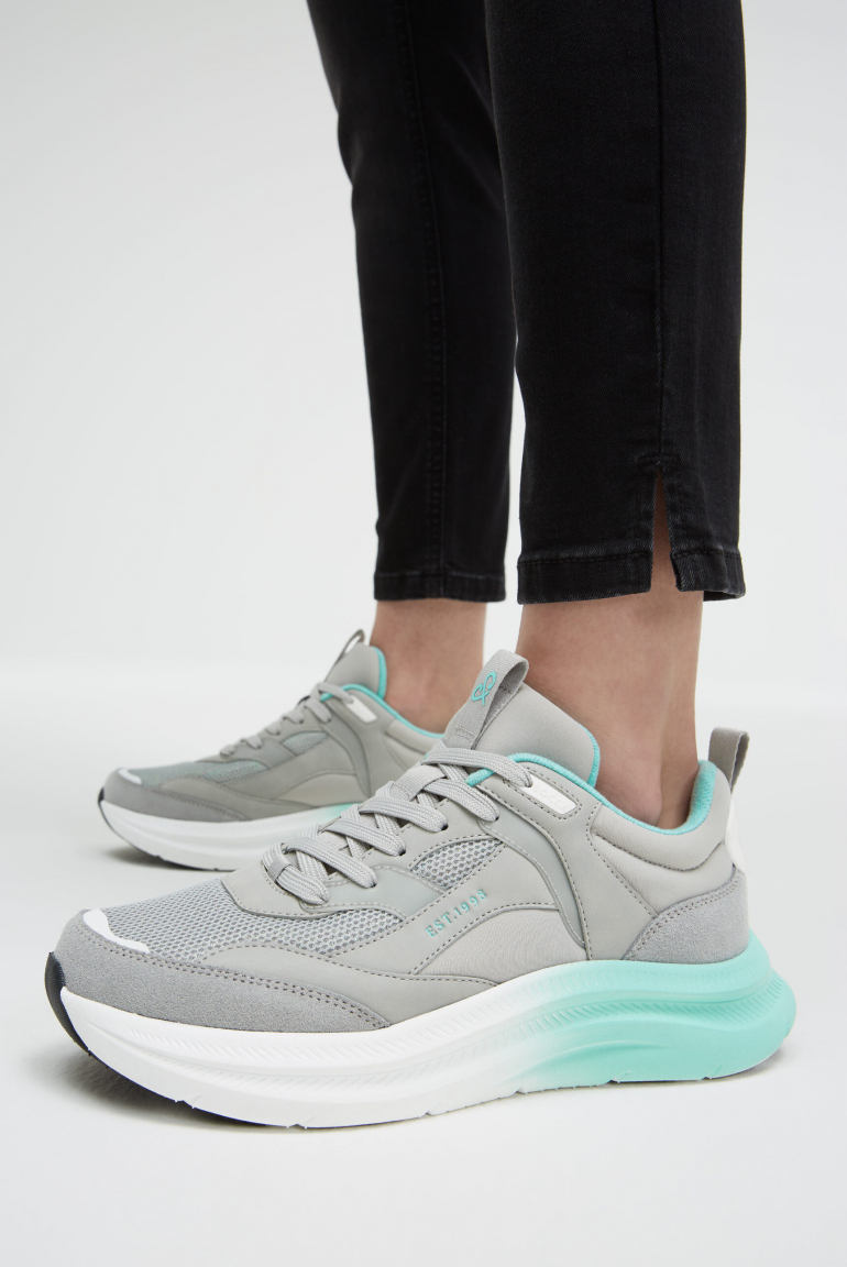 Wedge Sport Sneaker mit Dip-Dye-Sohle