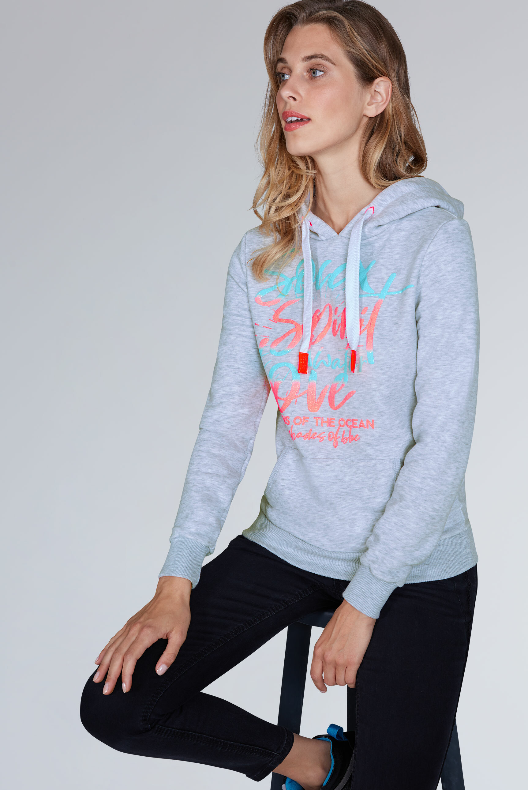 CAMP DAVID & SOCCX | Hoodie mit Colour Print mit Farbverlauf CAMP DAVID & SOCCX | Hoodie mit Colour Print mit Farbverlauf