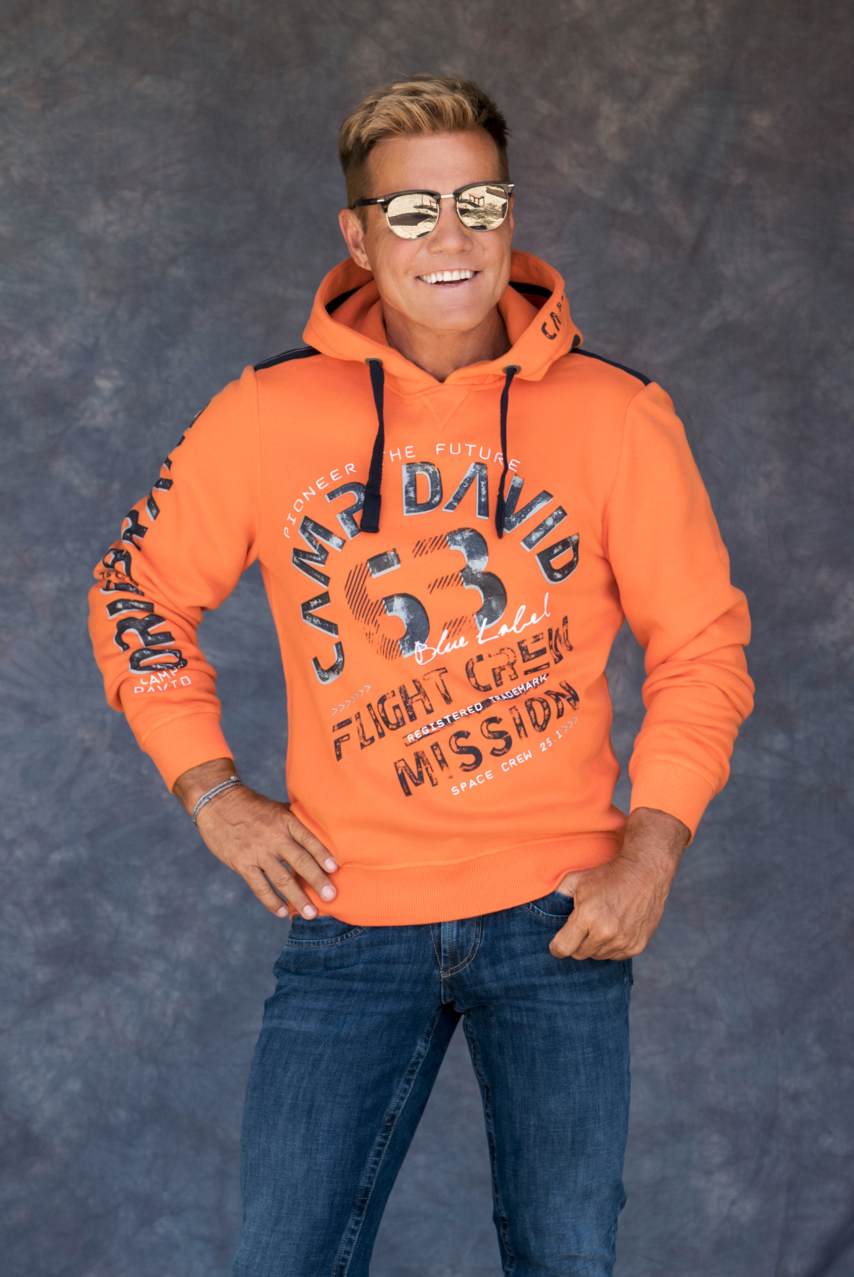 Bauernhof Torrent Violine camp david sweatshirt blau ...