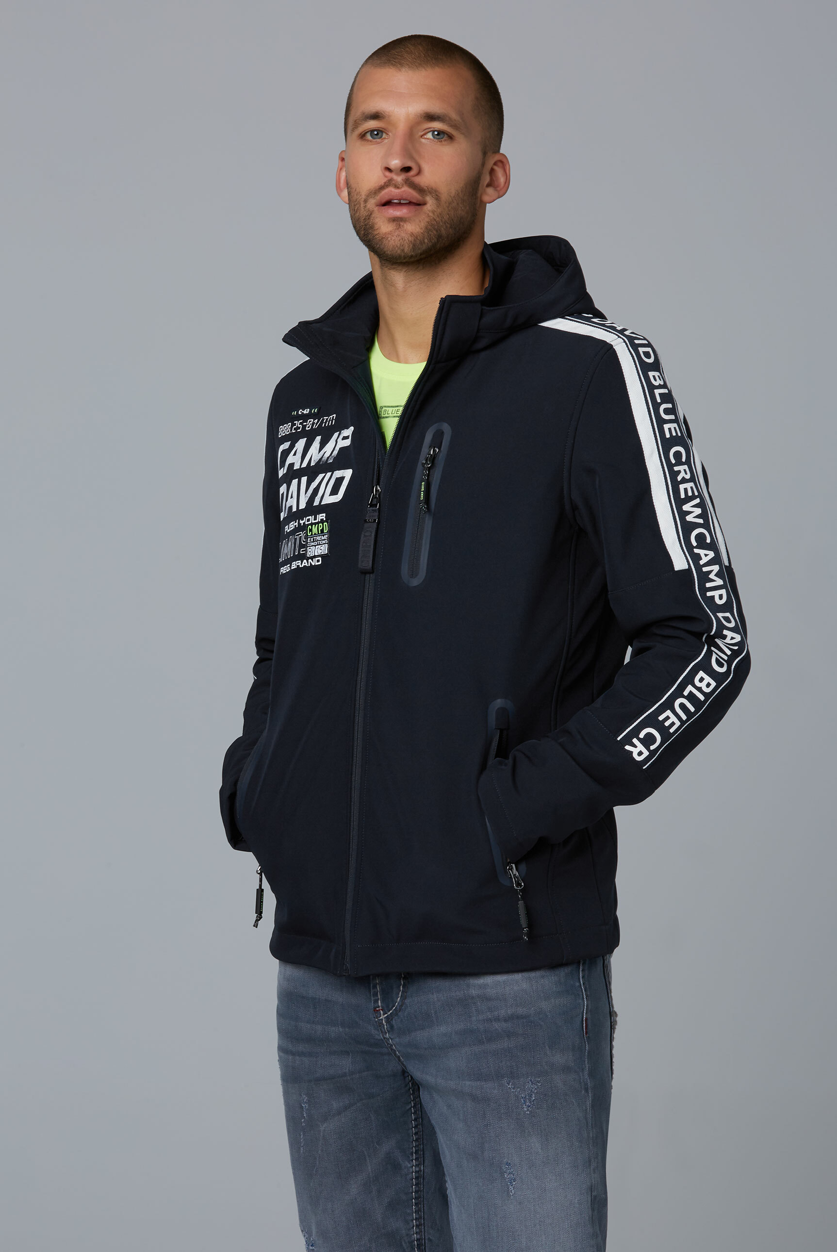 camp david softshell jacke neu camp david softshell jacke neu
