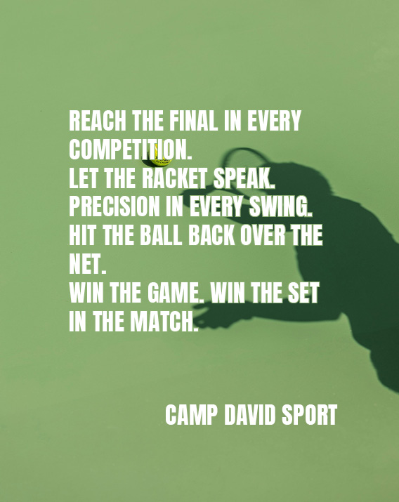 CAMP DAVID SPORT Spruch