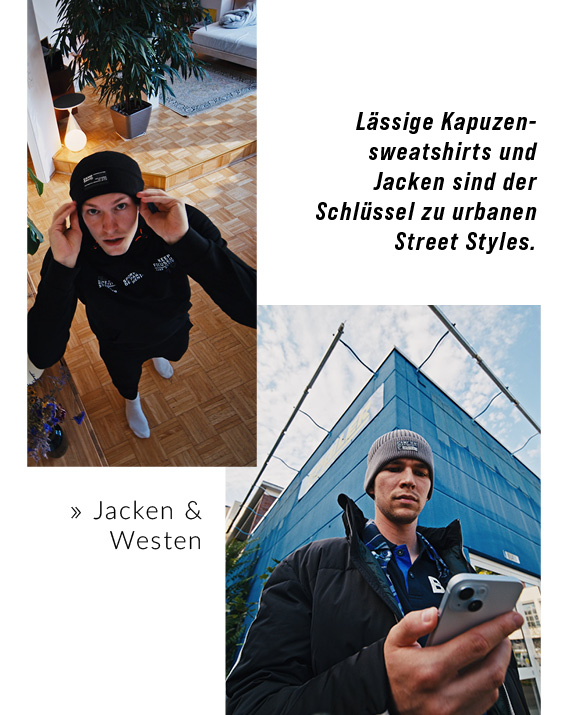 Modelbilder mit Jacken