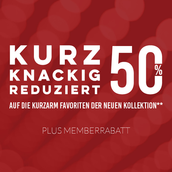 50% auf Kurzarm