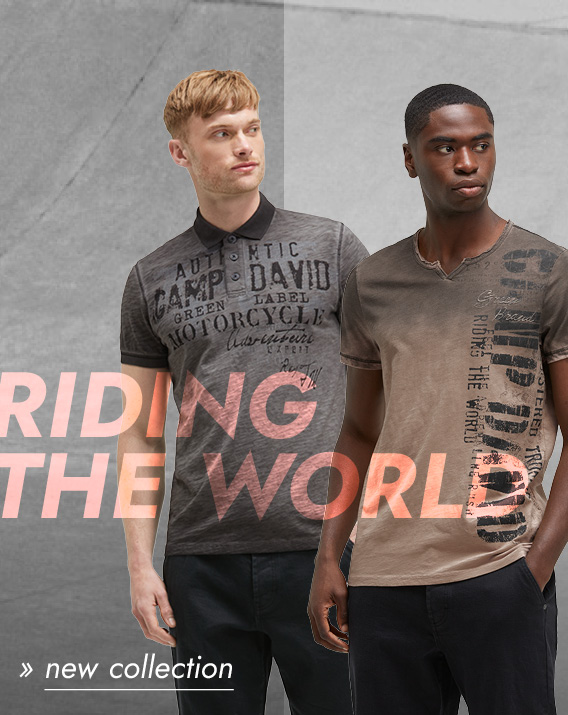 zwei Models tragen Polo und Shirt