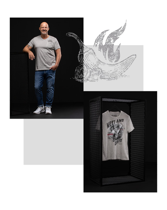 Detlef graue T-Shirts