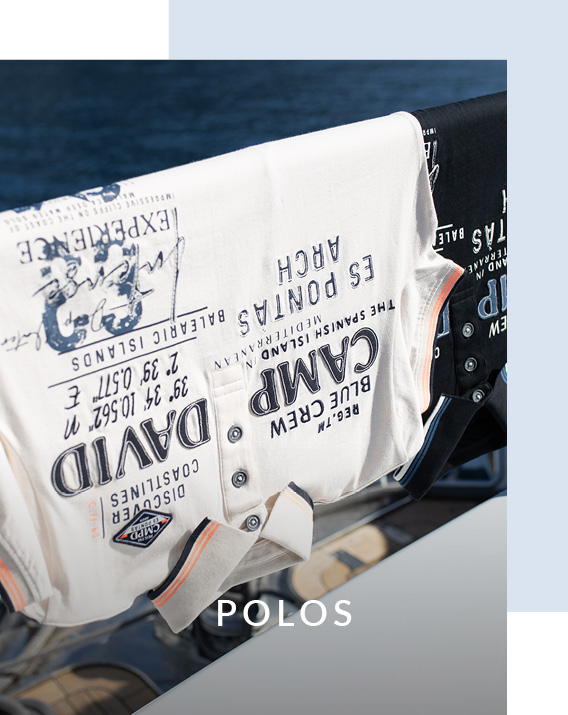 weißes Polo mit Print Aufdruck 