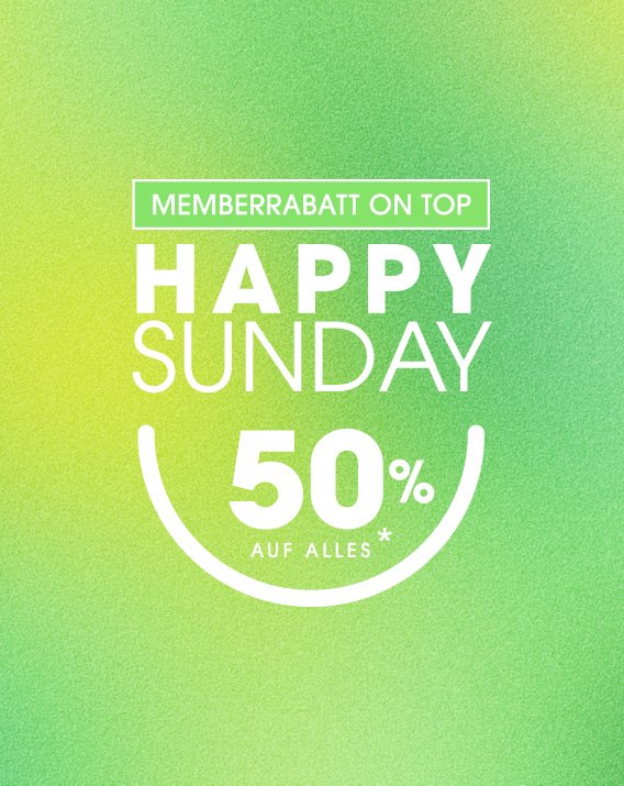 50% Happ Sunday Sale Herrenbekleidung