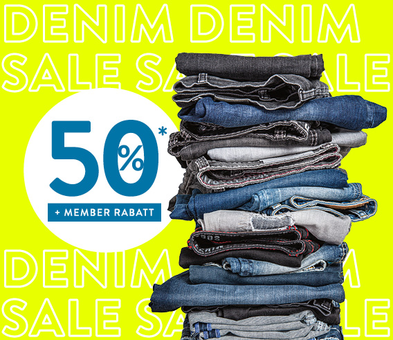 Denim Sale Herren 50%